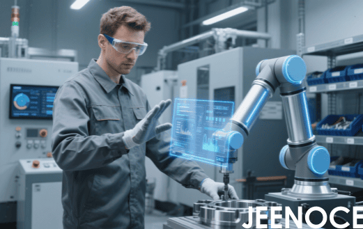 Human-machine collaboration in a smart factory for Industry 5.0 manufacturing.png