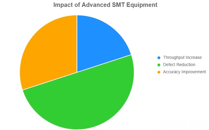 High-speed pick-and-place machine accurately placing components on a PCB in an SMT production line High-speed pick-and-place machine accurately placing components on a PCB in an SMT production line.png