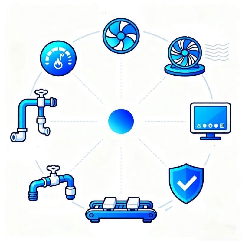 Infographic of top convection reflow oven features: multi-zone heating, laminar flow, nitrogen-ready, touchscreen, modularity, safety certs Infographic of top convection reflow oven features: multi-zone heating, laminar flow, nitrogen-ready, touchscreen, modularity, safety certs.jpg